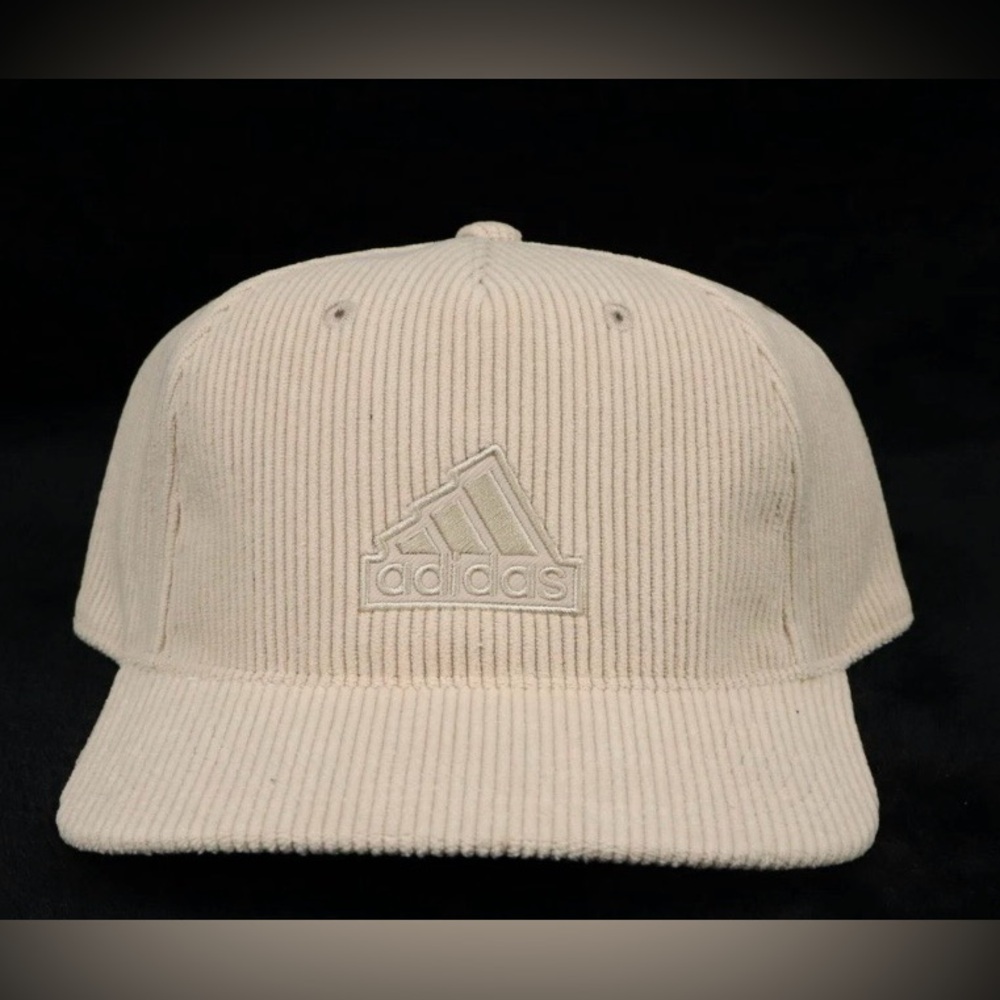 Adidas Aeroready Corduroy Adjustable Hat Beige New With Tags